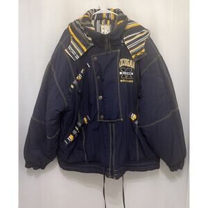 1990s B. Wolner Michigan Wolverines jacket Looney Tunes Wile E. Coyote